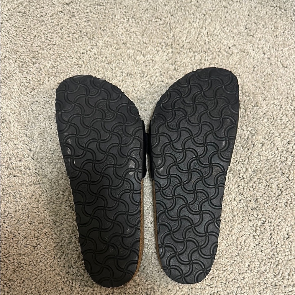 Birkenstock Black Slide Sandals - Picture 2 of 2